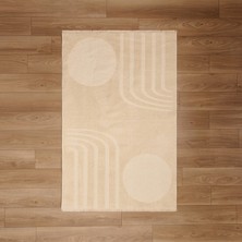 Evidea Soft Cobbler Dekoratif Halı - Bej - 120X180 cm