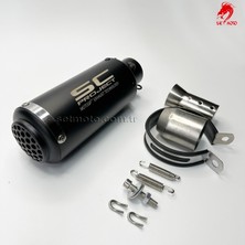 SC RACING - IZGARALI  - SUSTURUCULU - SIYAH
