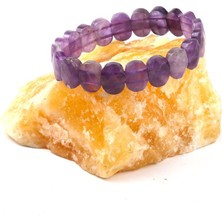 Kalemhane Ametis Doğaltaş Bileklik ve Kutusu