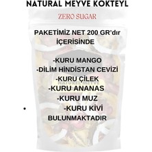 Selkur Natural Meyve Kokteyl (Karışık Kuru Meyve) 200 gr (Sıfır Şeker-Zero Sugar)