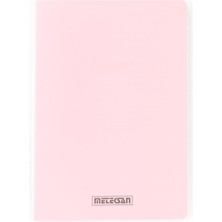 GK Creative Seren Pastel A4 Pp Kapaklı Defter, 60 Yaprak, Kareli, Pembe