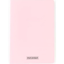 GK Creative Seren Pastel A4 Pp Kapaklı Defter, 60 Yaprak, Kareli, Pembe