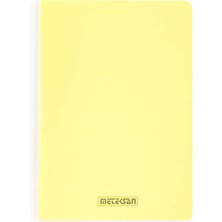 GK Creative Seren Pastel A5 Pp Kapaklı Defter, 60 Yaprak, Çizgili, Sarı