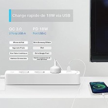 GK Creative Tapo P300, 3'lü Akıllı Wi-Fi Priz Çoğaltıcısı, 1.5m