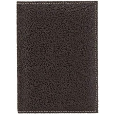 GK Creative 4813 Defter 14X20 Cm. Kareli̇ 160 Yapraklı Suni Deri Hilton Desen Kapaklı Kahverengi, Kahverengi