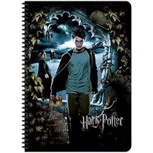 GK Creative Color Harry Potter A4 60 Yapraklı Kareli Spiralli Karton Kapak Defter