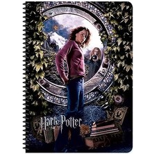 GK Creative Color Harry Potter A4 60 Yapraklı Kareli Spiralli Karton Kapak Defter