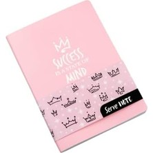 GK Creative Note Defter 15 x 21 Çizgili Şeker Pembe