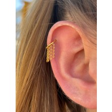 Ares Collection 1 Adet G23 Titanium ( Titanyum) Tragus Helix Kıkırdak Conch Lobe Flat Uyumlu Piercing