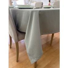 Zeren Home Assos Premium Dertsiz Masa Örtüsü Gri