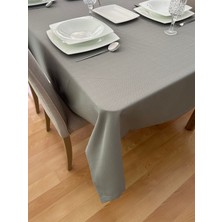 Zeren Home Assos Premium Dertsiz Masa Örtüsü Gri