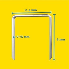 5000742 Blister Ambalaj, 2130 Zımba Teli 53/8 Mm, Galvanizli, 2.13 M