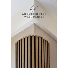 Star Slim Flex Akustik Duvar Paneli Ff Kaplama Ceviz 60X240 cm - Ses ve Isı Yalıtımı