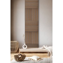 Pro Akustik Ahşap Duvar Paneli Teak 30X60 cm - Mdf & Keçe | Ses ve Isı Yalıtımı