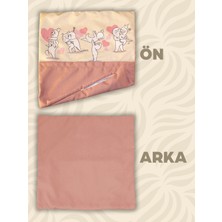 Ayoba Kırlent Kılıfı Cepli ve Baskılı 45 x 45  cm  Love/sevgililer Günü