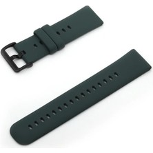 Dmay Samsung Galaxy Gear S3 Frontier Uyumlu Yumuşak Termoplastik Silikon Kordon (22MM)