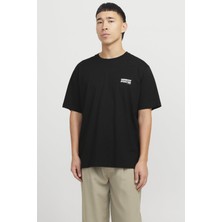 Only & Sons Jorvesterbro Back Tee Ss Crew Neck Siyah