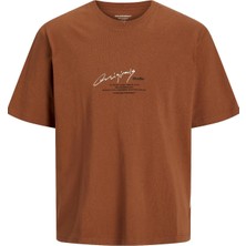 Only & Sons Jormanchester Scrıpt Tee Ss Crew Neck Tarçın