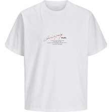 Jormanchester Scrıpt Tee Ss Crew Neck P.beyaz