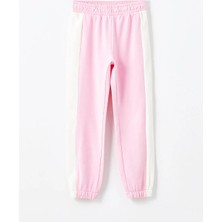 LC Waikiki Kids Pembe Leylak Polo Yaka Barbie Baskılı Kız Çocuk Eşofman Takım
