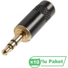 Losen LC3065-BG 3,5mm Stereo Jack Konnektör ( 10 Lu Paket )