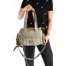 Omuz Çantası Çok Cepli Hafif Klinkır Kumaş 30*20 cm Çapraz Askılı Postacı Çanta Kol Çantası