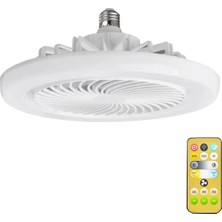 42 Watt Vantilatör 3 Kademe Hız Dimlenebilir 3 Renk LED Işıklı Cata Poyraz Kumandalı Fan LED Ampul