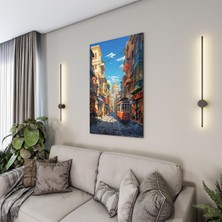 Domovit Yolculuk ve Seyahat Cam Tablo - Karışık - Dikey Motif 01-026