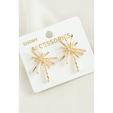 Feryal Ağaç Trend Metal Küpe