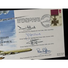 Ingiltere Benham Imzalı Limited 19/900 Fdc 25. Yıl Özel Anısı - VC10 Kraliyet Hava Kuvvetleri