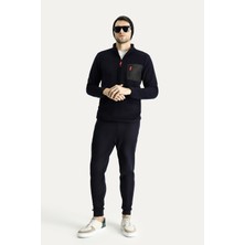Yarım Fermuarlı Polar Sweatshirt