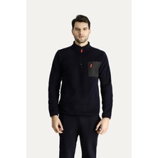 Yarım Fermuarlı Polar Sweatshirt