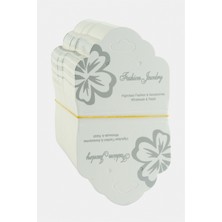 Feryal Büyük Çiçek Kolye Kartı 200 Adet