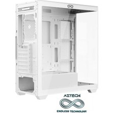 Aztech AZT101 W Gaming Mid-Tower Pc Kasası Beyaz