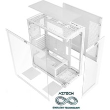 Aztech AZT101 W Gaming Mid-Tower Pc Kasası Beyaz