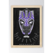 Black Panther Çerçeveli Tablo - Marvel Poster Tablo