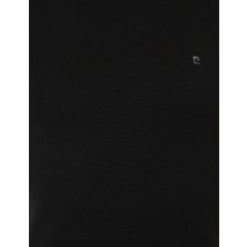 Pierre Cardin Erkek Siyah Slim Fit Yarım Balıkçı Yaka Basic Triko Kazak 50248552-VR046