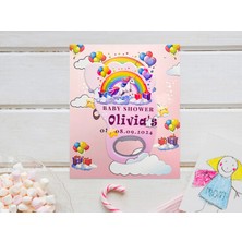 Mefa Tasarım 1. Doğum Günü Hediyesi, Bebek, Bayb Shower, Hoş geldin, Bebek Şekeri, Buzdobabı magnet, kız bebek magneti