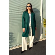 Kadın Büyük Beden Uzun Ceket 2335