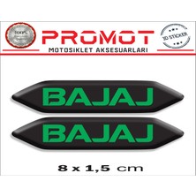 Poyraz Bajaj 3D Kabartmalı 2'li Damla Sticker 004