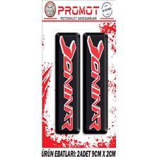 Dominar Ön Maşa 3D Kabartmalı 2'li Damla Sticker 2