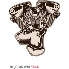 Motorsiklet Otomobil Sticker 2 Adet 036