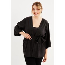 Myline Kuşak Detaylı Kimono