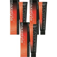 Maxstyle A2247 Argan Keratin 2025/900 Ultra Açıcı Sarı 60 ml 3 Adet Saç Boyası Oksidansız