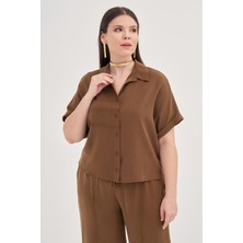 Kısa Kollu Oversize Gömlek