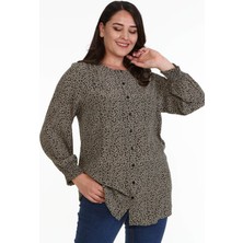 Myline Düğme Detaylı Gipeli Tunik