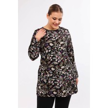 Myline Desenli Penye Tunik Takım