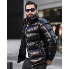 Hi-Quality, Çift yönlü fermuar, Regular fit, Rüzgar ve su geçirmez, Parlak şişme mont 24USEC2475