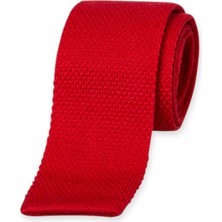 Ocean Pole Kırmızı Örgü Kravat