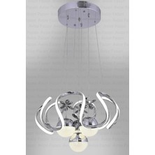 NZL Lighting Ahtapot Gold/gümüş Lu x ury 4 Toplu Modern Salon Avize ve Oturma Odası Ledli Avize